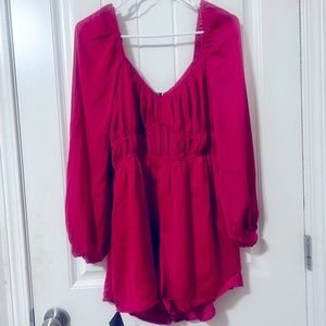 Fuchsia Lulu’s romper